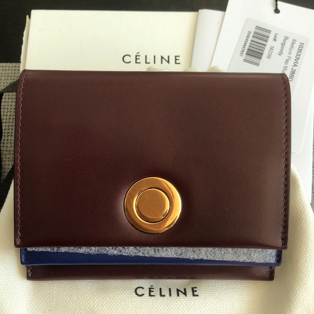NWT Celine medium flap wallet - Picture 1 of 8